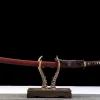 Crimson Gold Edge - Katana Forjada a Mao em Aco alto carbono