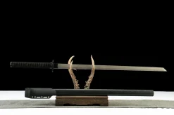 Alternative view of Reaper Straight - Katana Forjada a Mao em Aco alto carbono
