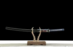 Crane Shadow - Katana Forjada a Mao em Aco artesanal forjado a mao