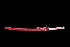 Alternative view of Bone-Searing Lotus - Katana Forjada a Mao em Aco carbono 1045