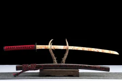 Fleeting Phoenix - Katana Forjada a Mao em Aco carbono 1045