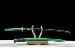 Alternative view of Jade Hunt - Katana Forjada a Mao em Aco carbono 1045