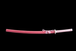 Alternative view of Neon Slash - Katana Forjada a Mao em Aco carbono 1045
