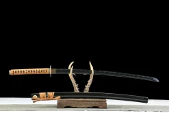 Alternative view of Night Wraith - Katana Forjada a Mao em Aco carbono 1045