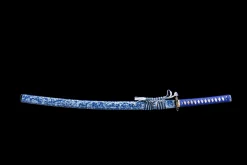 Alternative view of Shattered Star - Katana Forjada a Mao em Aco carbono 1045