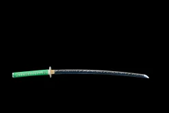 Alternative view of Spring Thunder - Katana Forjada a Mao em Aco carbono 1045