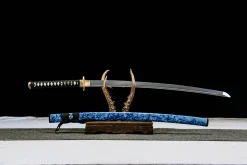 Alternative view of Azure Storm - Katana Forjada a Mao em Aco carbono 1065