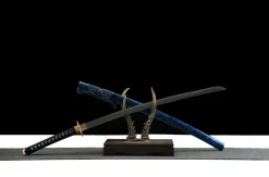 Alternative view of Black Dragon - Katana Forjada a Mao em Aco carbono 1065