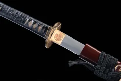 Caminhante da Noite Vermelha - Katana Forjada a Mao em Aco carbono 1065