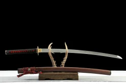 Alternative view of Crimson Claw - Katana Forjada a Mao em Aco carbono 1065