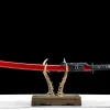 Crimson Edge - Katana Forjada a Mao em Aco carbono 1065