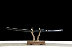 Dark Tide - Katana Forjada a Mao em Aco carbono 1065