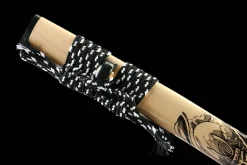 Golden Wind - Katana Forjada a Mao em Aco carbono 1065