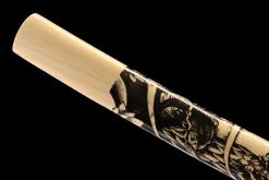 Alternative view of Golden Wind - Katana Forjada a Mao em Aco carbono 1065