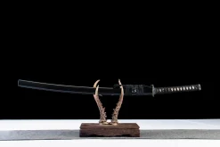Guardião dos Três Ciprestes - Katana Forjada a Mao em Aco carbono 1065