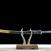 Ice and Flame - Katana Forjada a Mao em Aco carbono 1065