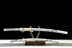 Koi Set - Katana Forjada a Mao em Aco carbono 1065