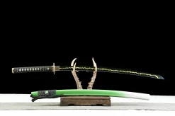 Alternative view of Shadow Wisteria - Katana Forjada a Mao em Aco carbono 1065