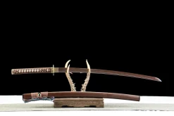 Alternative view of Silent Edge - Katana Forjada a Mao em Aco carbono 1065