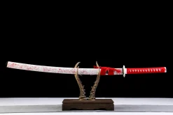 Alternative view of Steel Dusk - Katana Forjada a Mao em Aco carbono 1065