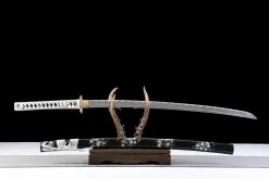 Alternative view of Steel Fire - Katana Forjada a Mao em Aco carbono 1065