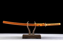 Steel Moon - Katana Forjada a Mao em Aco carbono 1065