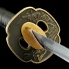 Steel Wave - Katana Forjada a Mao em Aco carbono 1065