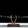 Última Luz do Ginkgo - Katana Forjada a Mao em Aco carbono 1065