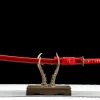 Vermilion Edge - Katana Forjada a Mao em Aco carbono 1065