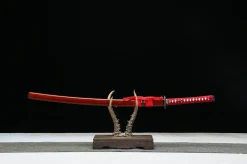 Crimson Moon - Katana Forjada a Mao em Aco carbono