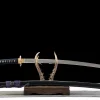 Azure Radiance - Katana Forjada a Mao em Aco Damasco