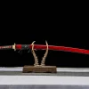 Crimson Flame (之烽) - Katana Forjada a Mao em Aco Damasco