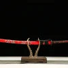 Flame Dragon - Katana Forjada a Mao em Aco Damasco