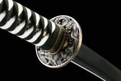 Shadow Bloom - Katana Forjada a Mao em Aco Damasco