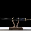 Black Gold Blue Silk - Katana Forjada a Mao em Aco ferramenta T10