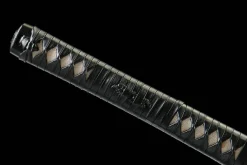 Alternative view of Black Gold Dragon - Katana Forjada a Mao em Aco ferramenta T10