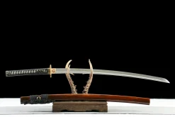 Alternative view of Crimson Bloom - Katana Forjada a Mao em Aco ferramenta T10