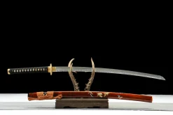 Alternative view of Dark Edge - Katana Forjada a Mao em Aco ferramenta T10