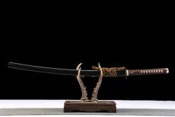 Dark Gold Weave - Katana Forjada a Mao em Aco ferramenta T10