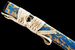 Frost Blossom Drifting Cloud - Katana Forjada a Mao em Aco ferramenta T10