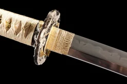 Alternative view of Frost Blossom Drifting Cloud - Katana Forjada a Mao em Aco ferramenta T10