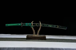 Alternative view of Jade Shadow - Katana Forjada a Mao em Aco ferramenta T10