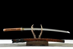 Alternative view of Shadow Carve - Katana Forjada a Mao em Aco ferramenta T10