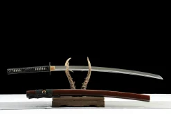 Alternative view of Tempered Thunder - Katana Forjada a Mao em Aco ferramenta T10
