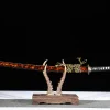 Viajante da Poeira Vermelha - Katana Forjada a Mao em Aco ferramenta T10