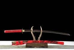Alternative view of Yaksha (炎) - Katana Forjada a Mao em Aco ferramenta T10