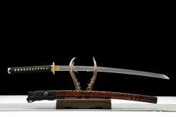 Alternative view of Ink Meteor - Katana Forjada a Mao em Aco laminado Sanmai
