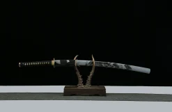 Frost Moon Blade - Katana Forjada a Mao em Aco mola 65Mn