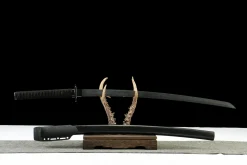 Alternative view of The Reaper - Katana Forjada a Mao em Aco revestido ceramico