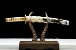Silver Wave - Tanto Forjada a Mao em Aco ferramenta T10